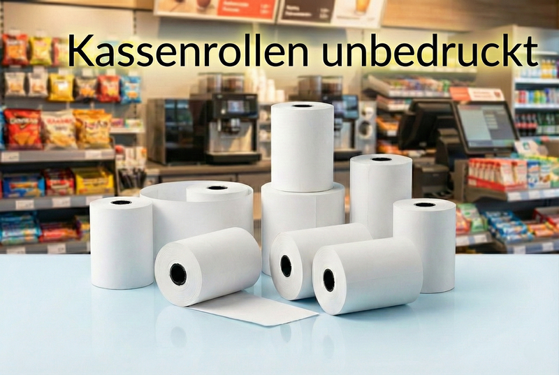 Kassenrollen unbedruckt
