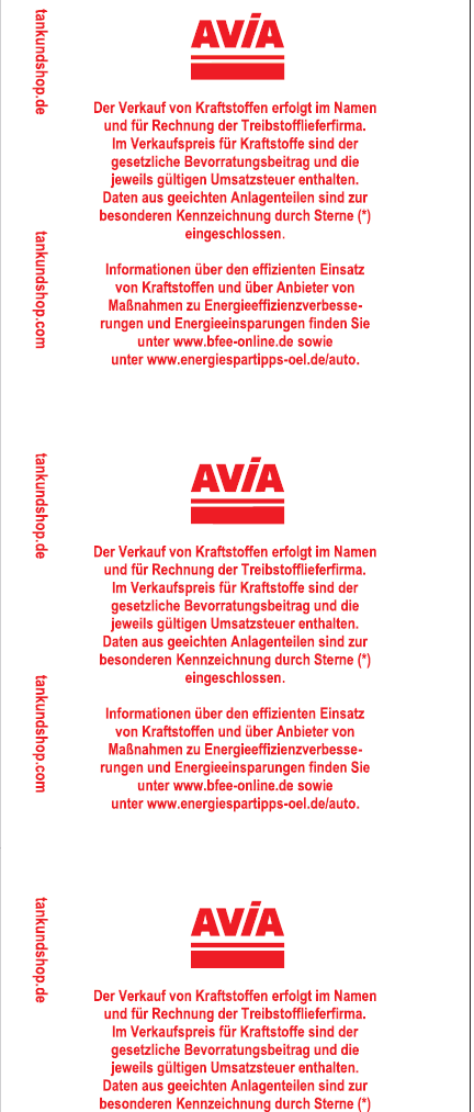 240 AVIA Thermokassenrolle 80x80x12 mit Rückseitentext