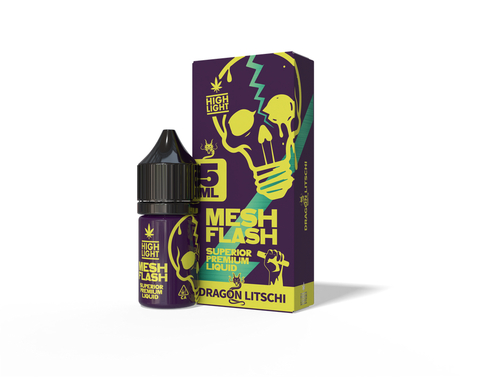 10 x Highlight-Meshflash Liquid - Dragon Litschi 5ml