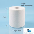 18 Handtuchrollen 19cm x 300m Innenabwicklung - Hülsenlos